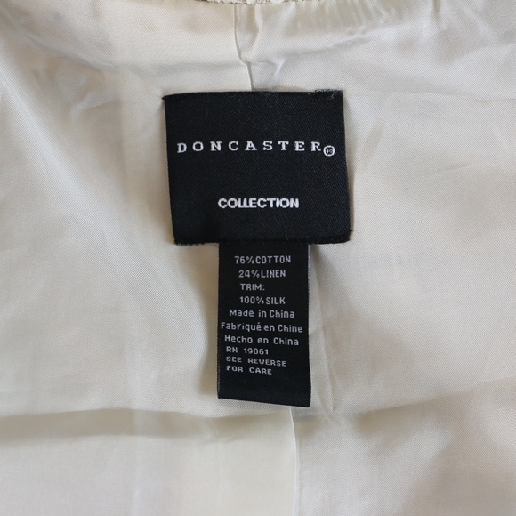Doncaster Collection Jacket Coat Button Down SZ 6 - Picture 7 of 8